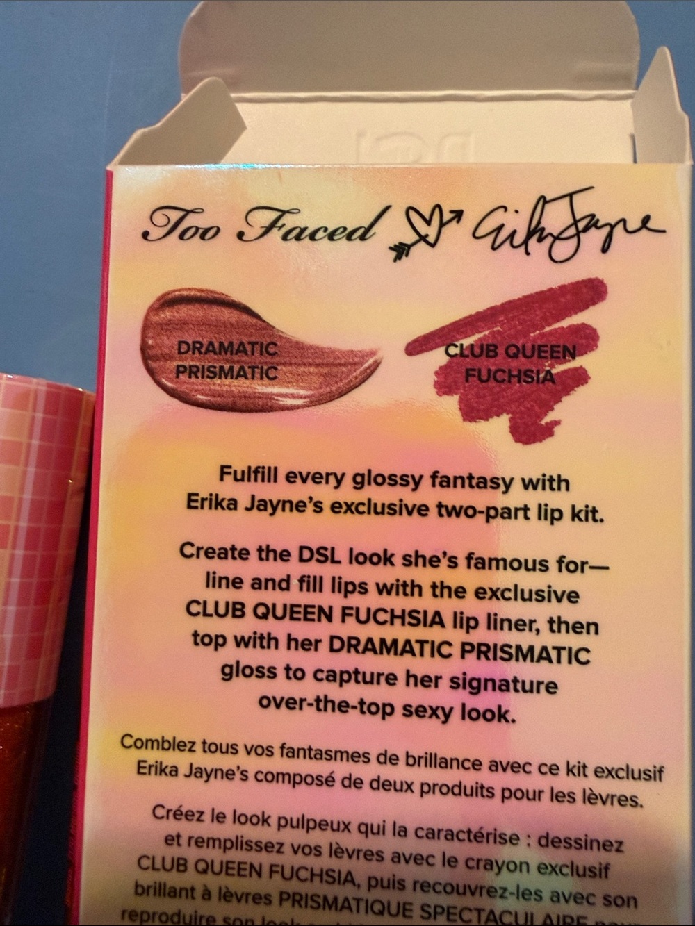 Too Faced Pink & Gold D$L Lip Kit - Picture 3 of 6